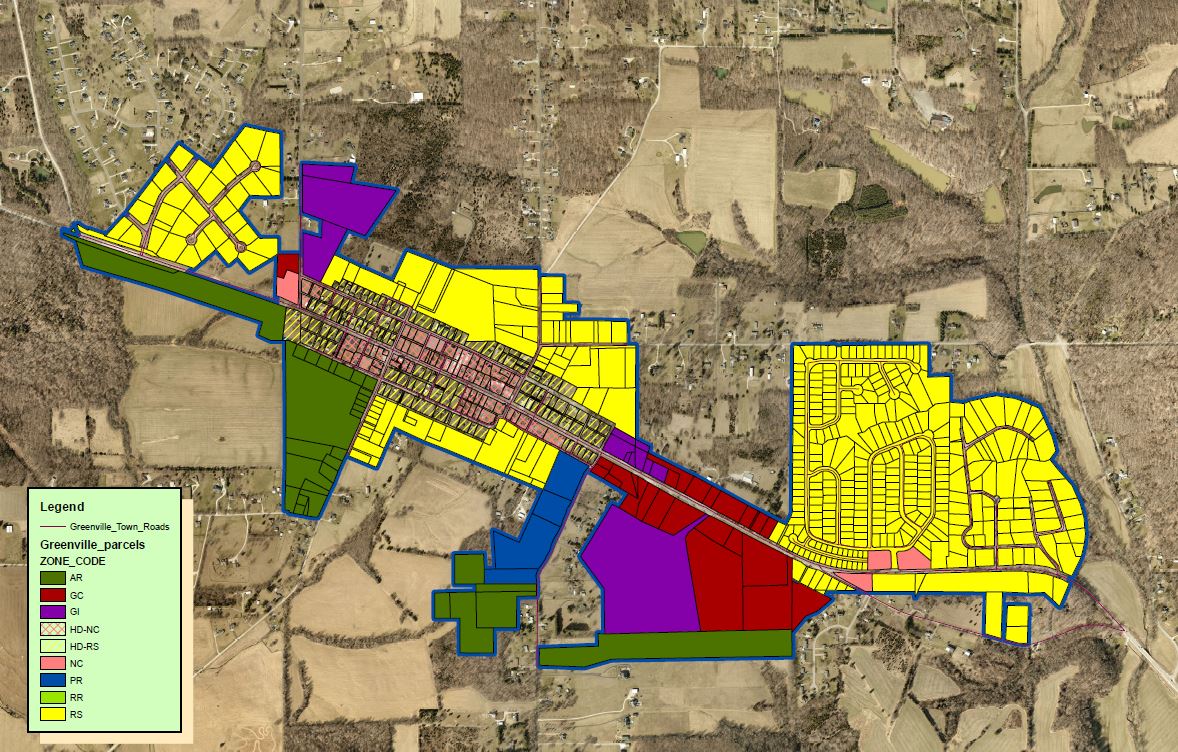 Greenville Zoning Map - 2022